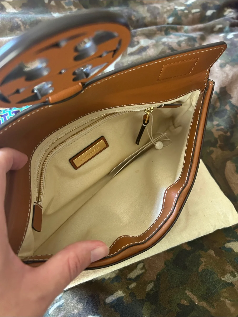 Tory Burch Tan Miller Clutch